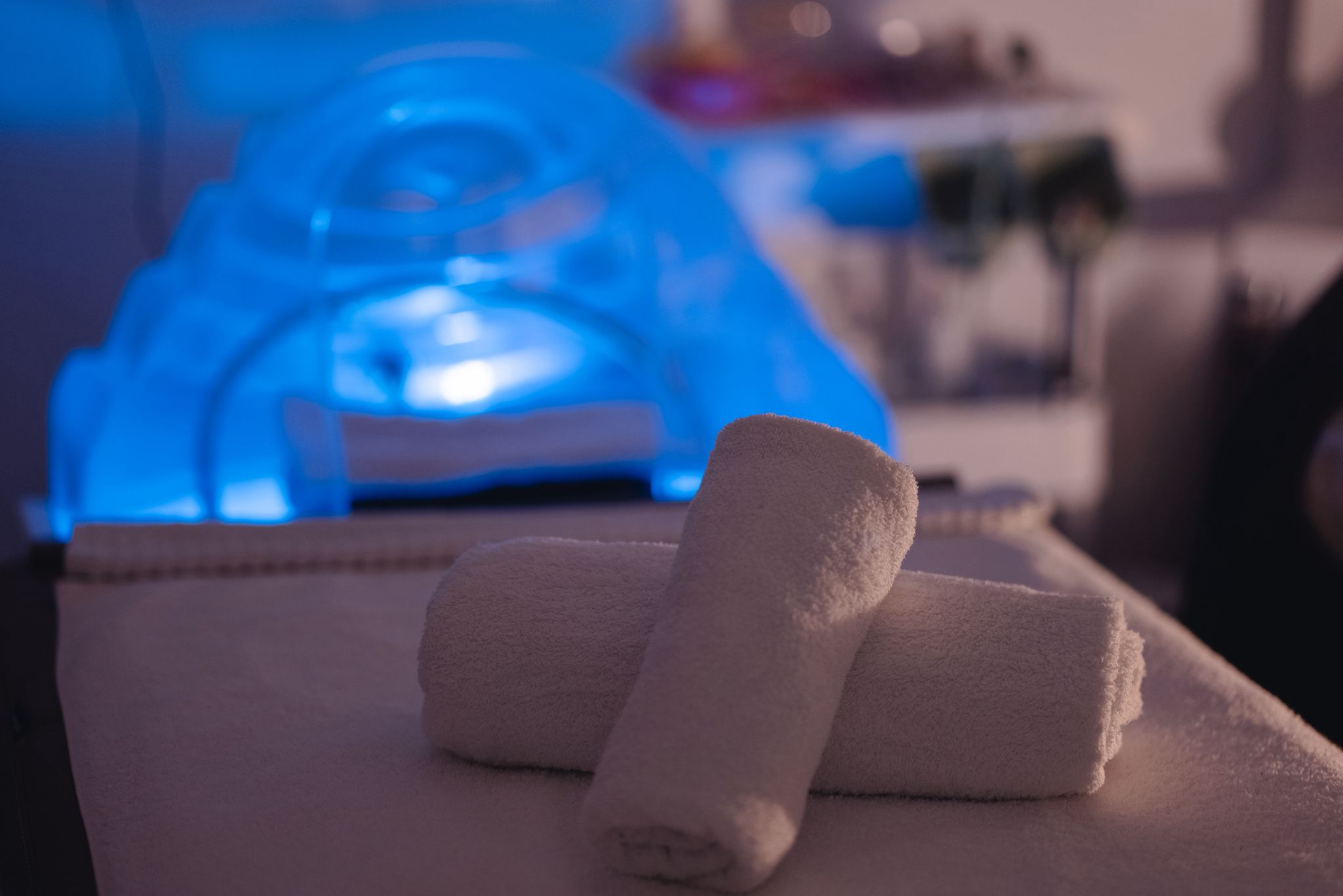 Head Spa Liege und Water Halo Setup